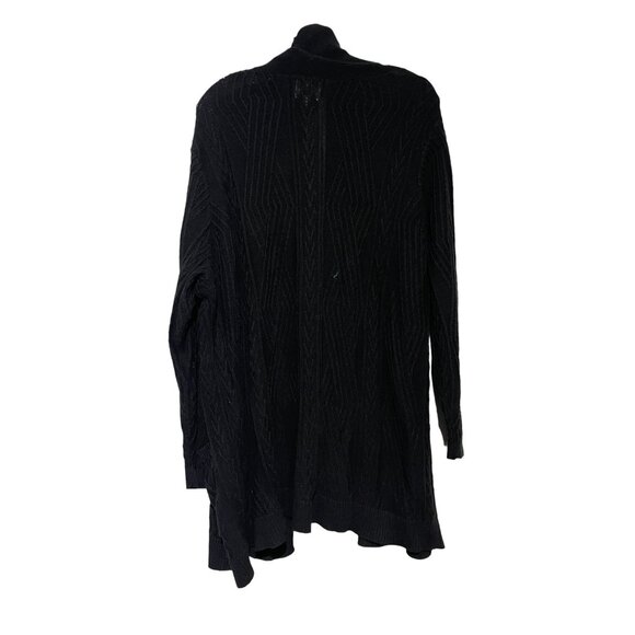 St John's Bay Women's Open Front Long Sleeve Knitted Cardigan Size 2X Cotton - Picture 2 of 5